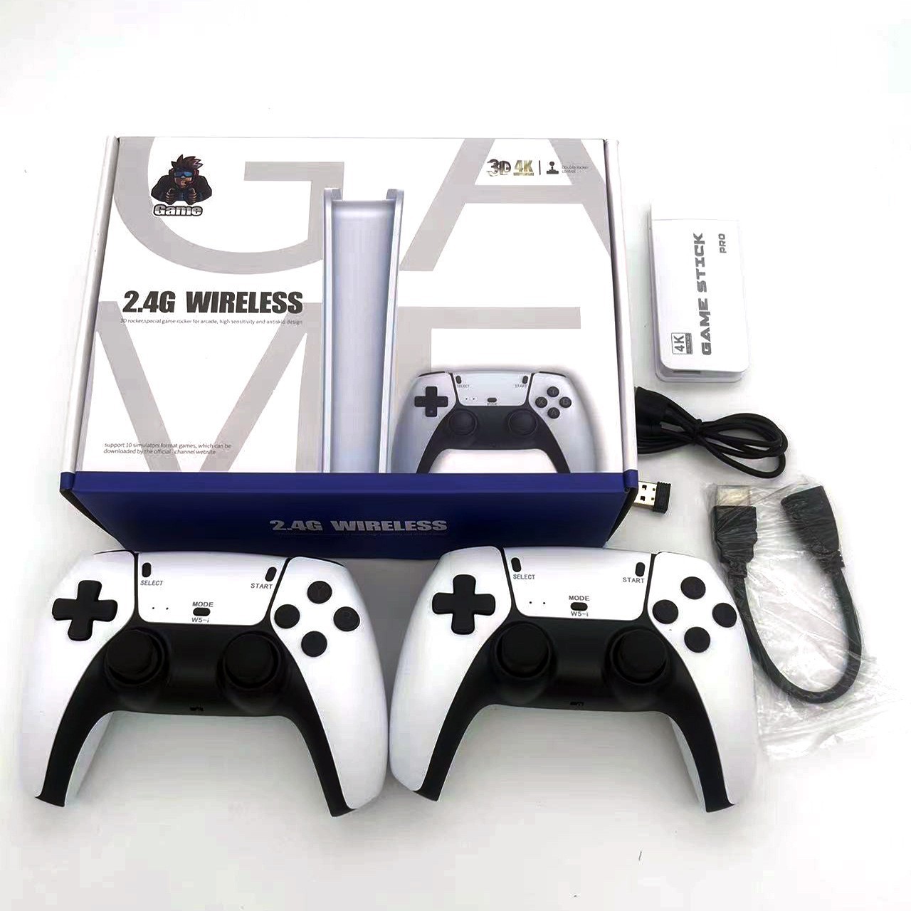 New M15 Home TV Dual Handle 2.4G Wireless HD Nostalgic Arcade Game Console Home Game Console