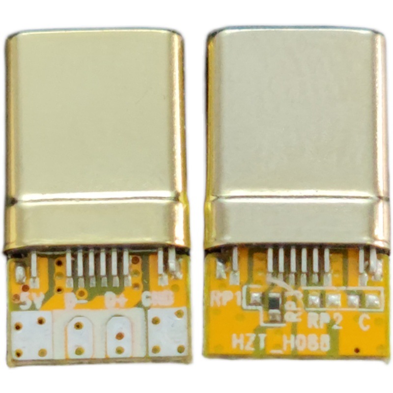 Type-C PD100W gold-plated USB plug suitable for C94 fast charging full protocol Apple OTG Huawei Xiaomi data cable