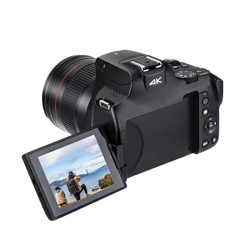 Ordro G700 Digital Camera, Home Portable 12x Optical Zoom, 4K Ultra HD, Rotating Screen