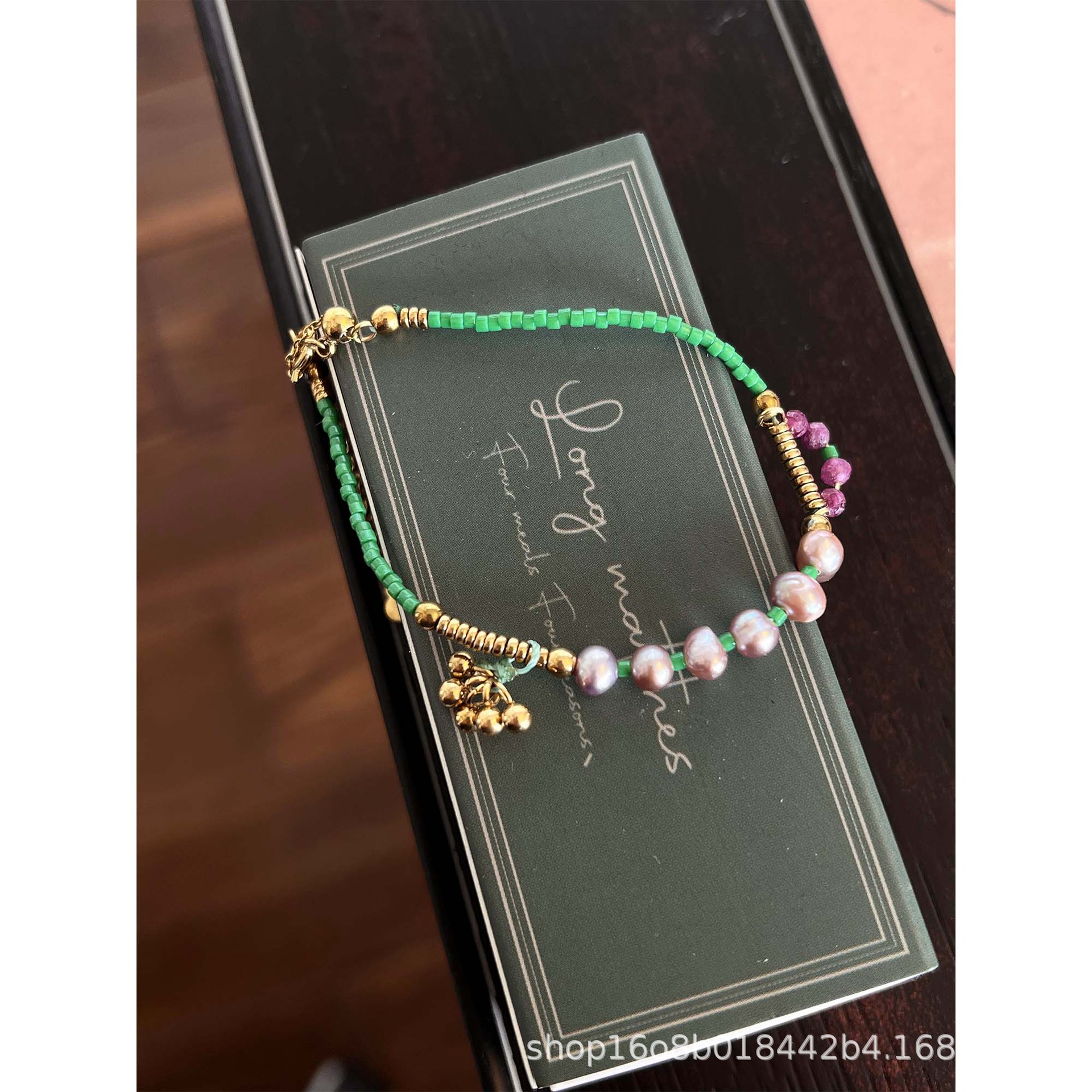 301 South France Workshop Tulip Bracelet Color Matching Color Real Super Beautiful Freshwater Pink Pearl m5-14