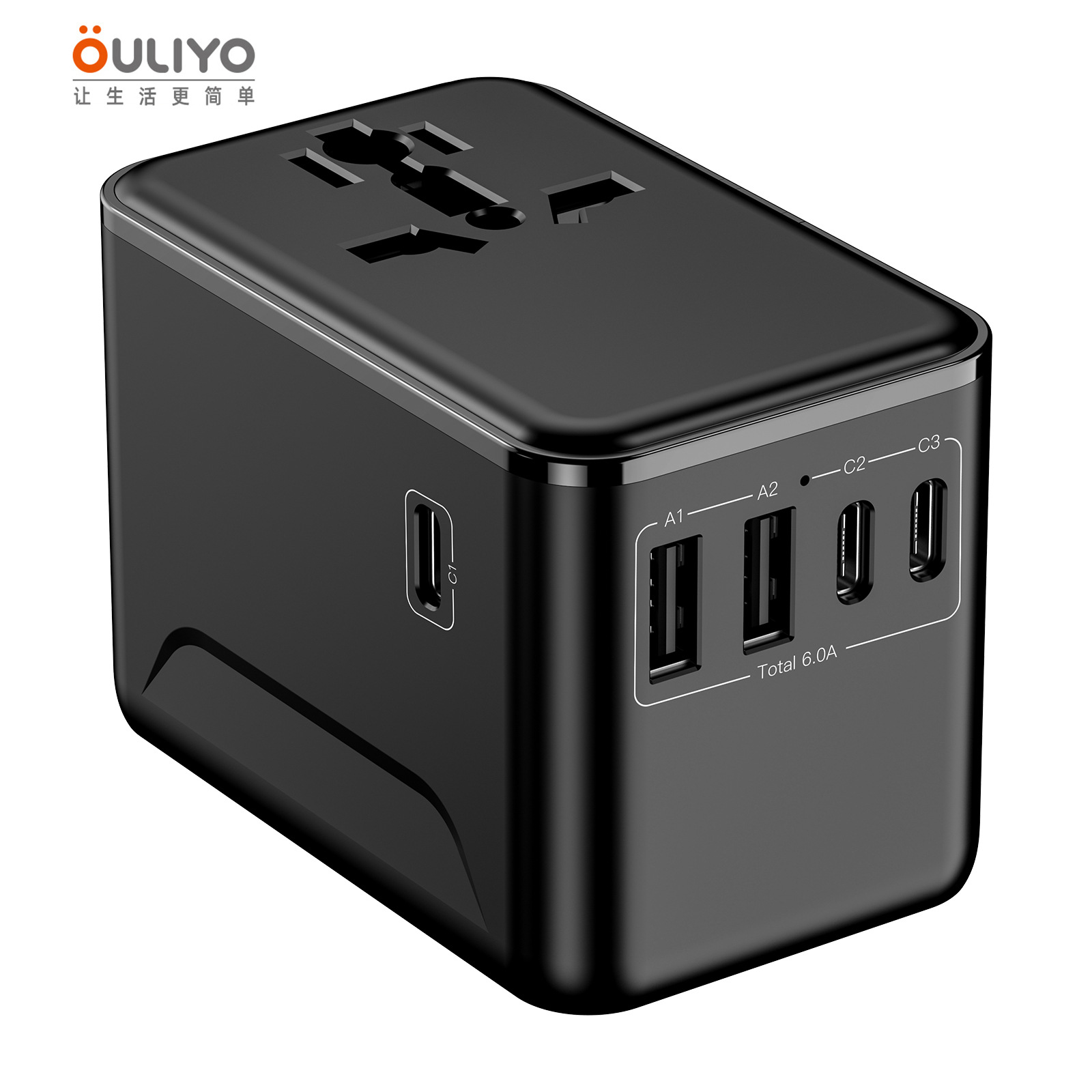 Multi-function Converter Socket GaN35W Multi-country Travel Adapter Plug Global Universal Charging Socket