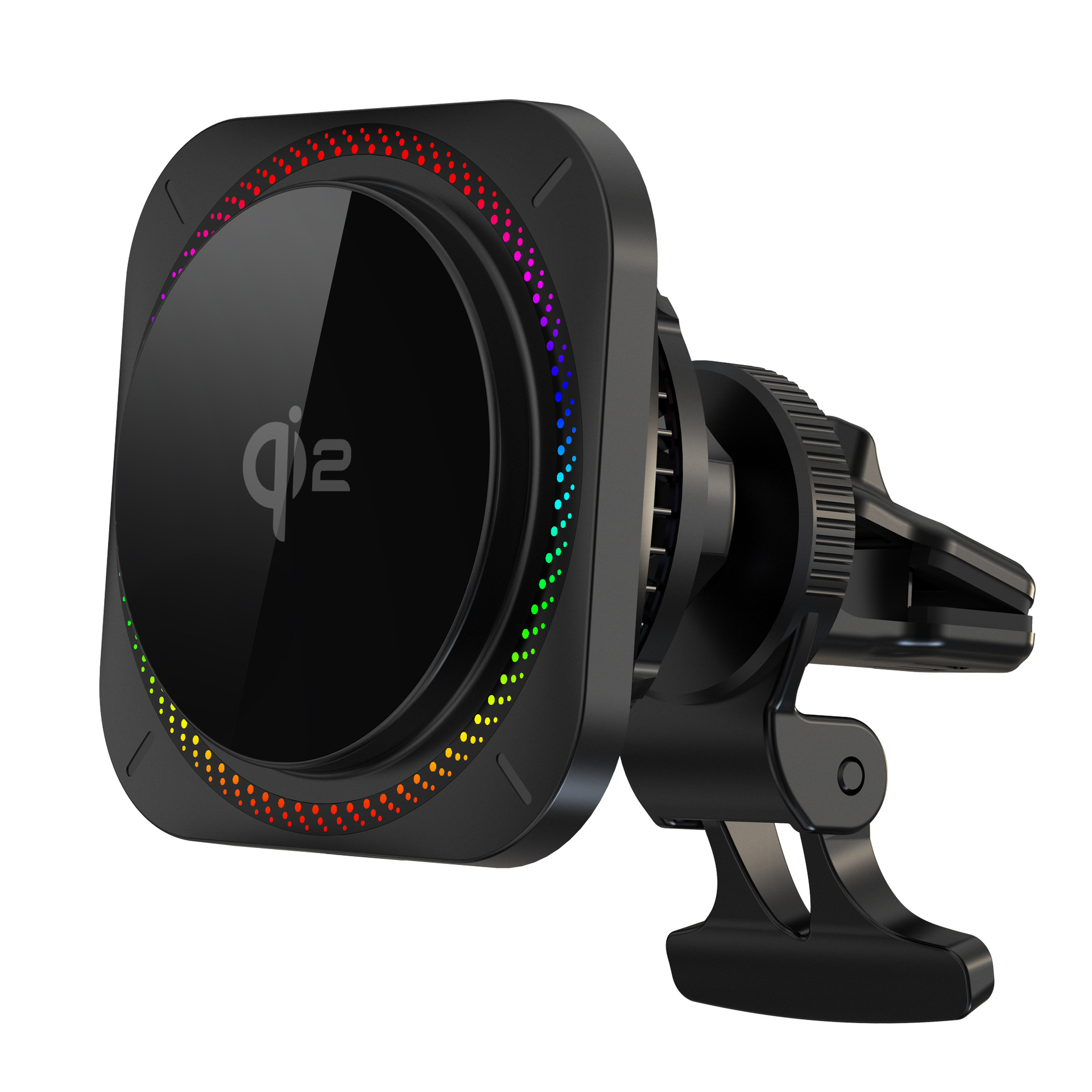 Magnetic semiconductor cooling wireless car charger for Apple iPhone 15/14 series QI2 wireless charger