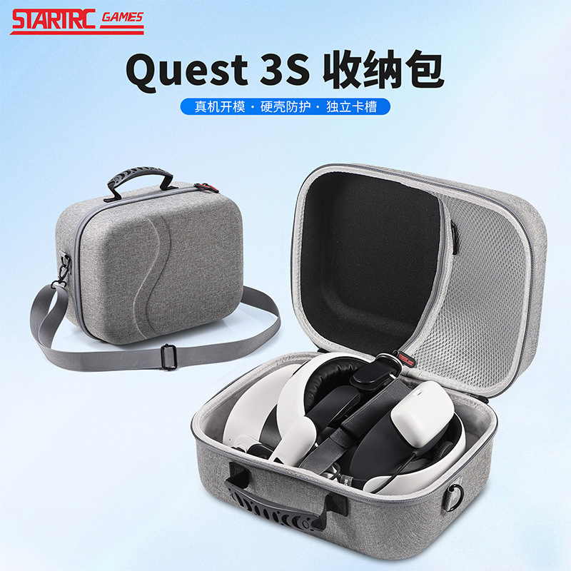 STARTRC GAMES Sling Bag Meta Quest 3 Storage Bag Quest 3S Compatible Elite Head Strap