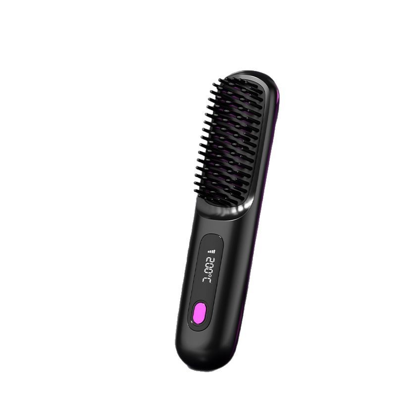 New straightening comb wireless straightening comb negative ion straightening comb wireless straightening and curling portable straightening and curling comb