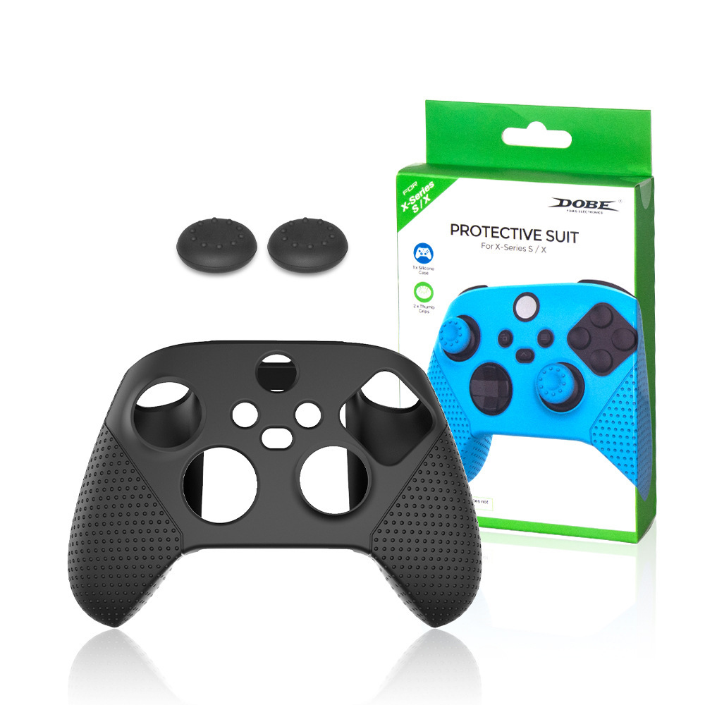 XB Series X/S Game Controller Protective Case Series Controller Silicone Anti-Slip Case + Joystick Cap