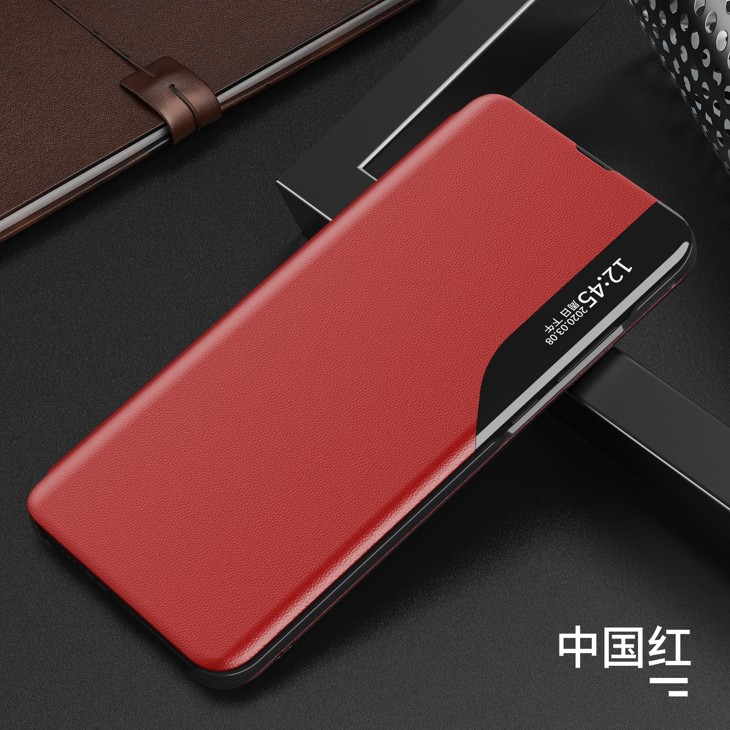 For Samsung S26Ultra Phone Case Bracket Magnetic Flip Leather Case A56 Smart Sleep Anti-Fall