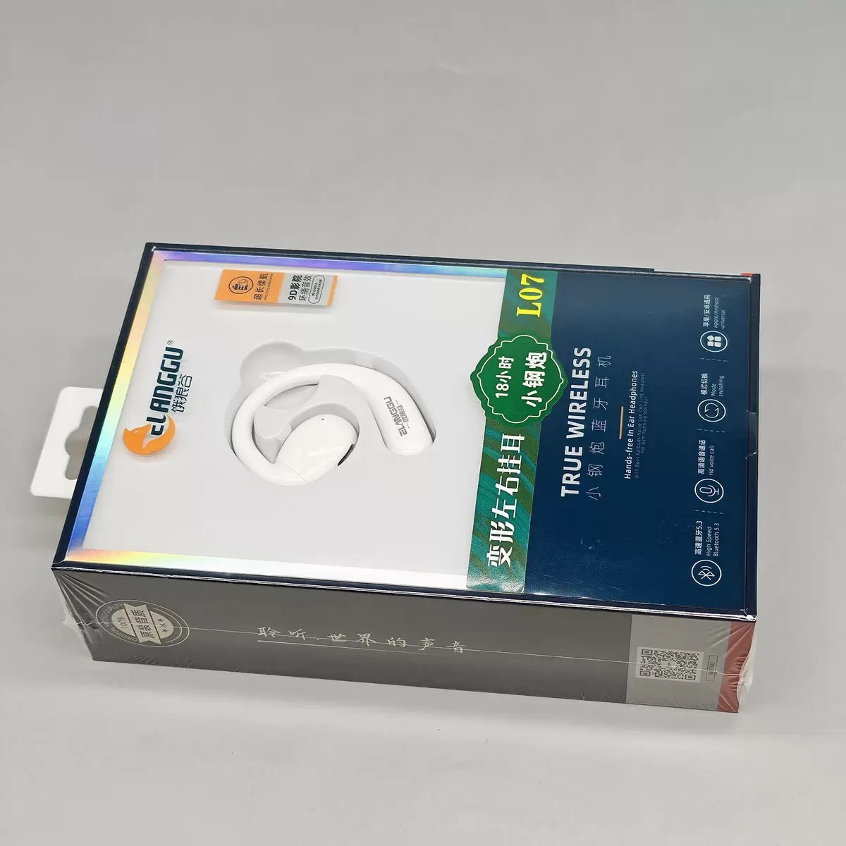 Single Ear Bluetooth Earphones Ultra Long Battery Life Not In Ear Clip-on Touch Wireless Business Bluetooth Earphones