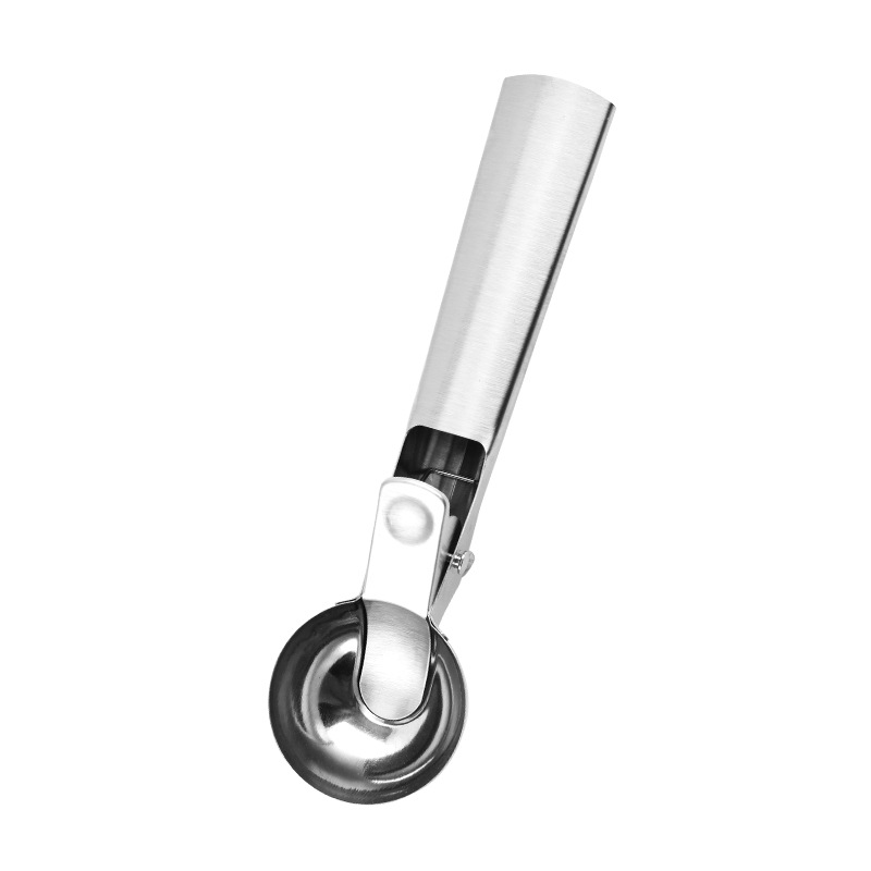 Stainless Steel Ice Cream Scoop Ice Cream Fruit Melon Baller Multifunctional Stirring Dessert Small Spoon Spoon Spoon