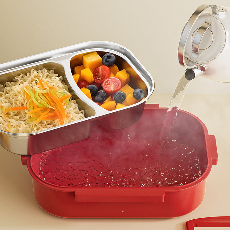 316 stainless steel lunch box cute children cartoon partitioned bento box student special dining plate