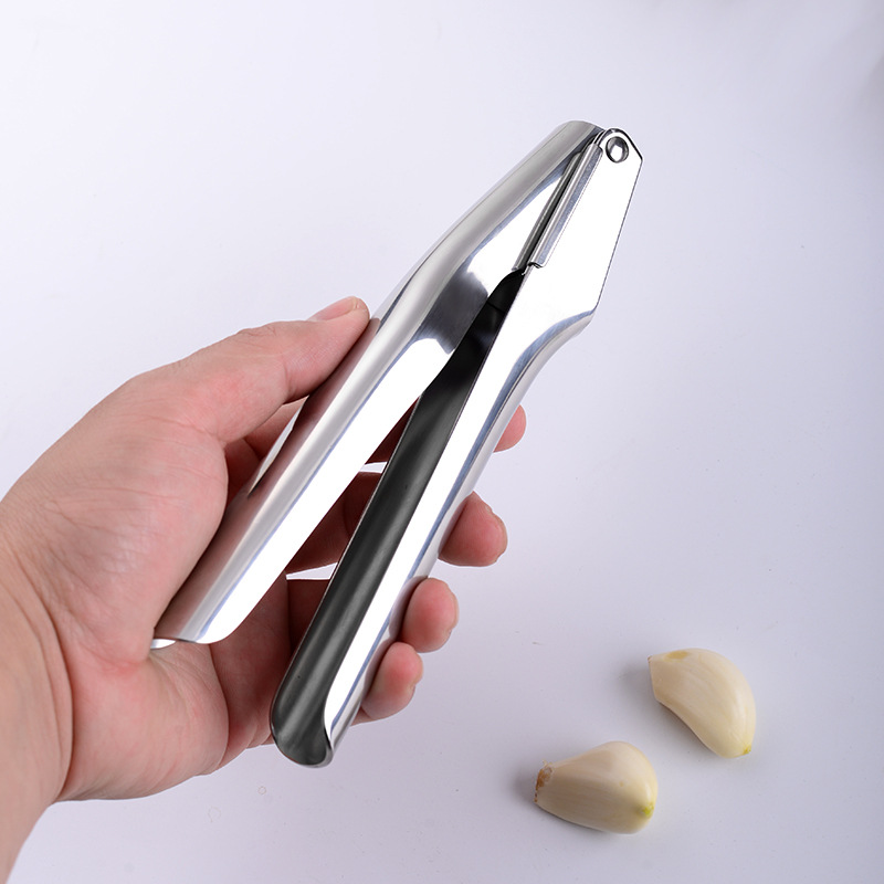 304 stainless steel thickened garlic press garlic press household manual ginger juice garlic puree masher modern simple thick
