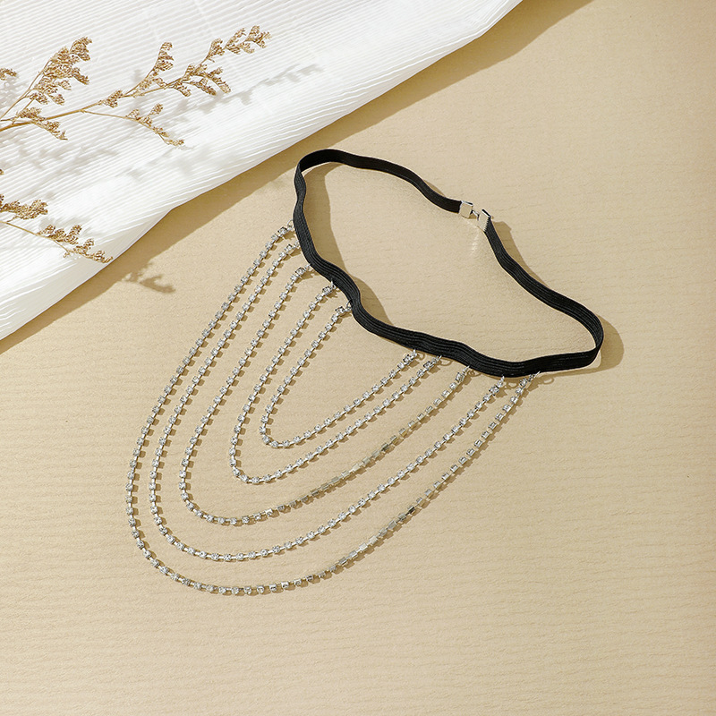 New Multi-Chain Leg Chain Gold Sexy Thigh Chain Women's Diamond Multi-Layer Clip Bead Body Chain