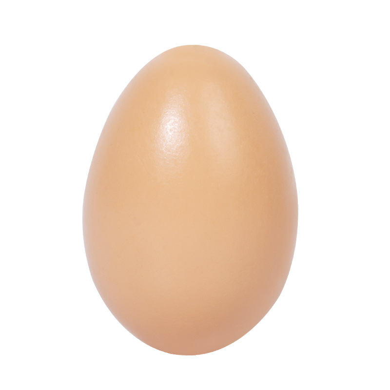 Wooden Simulation Eggs and Duck Eggs Children's DIY Hand-painted Easter Eggs Pretend Play Toy