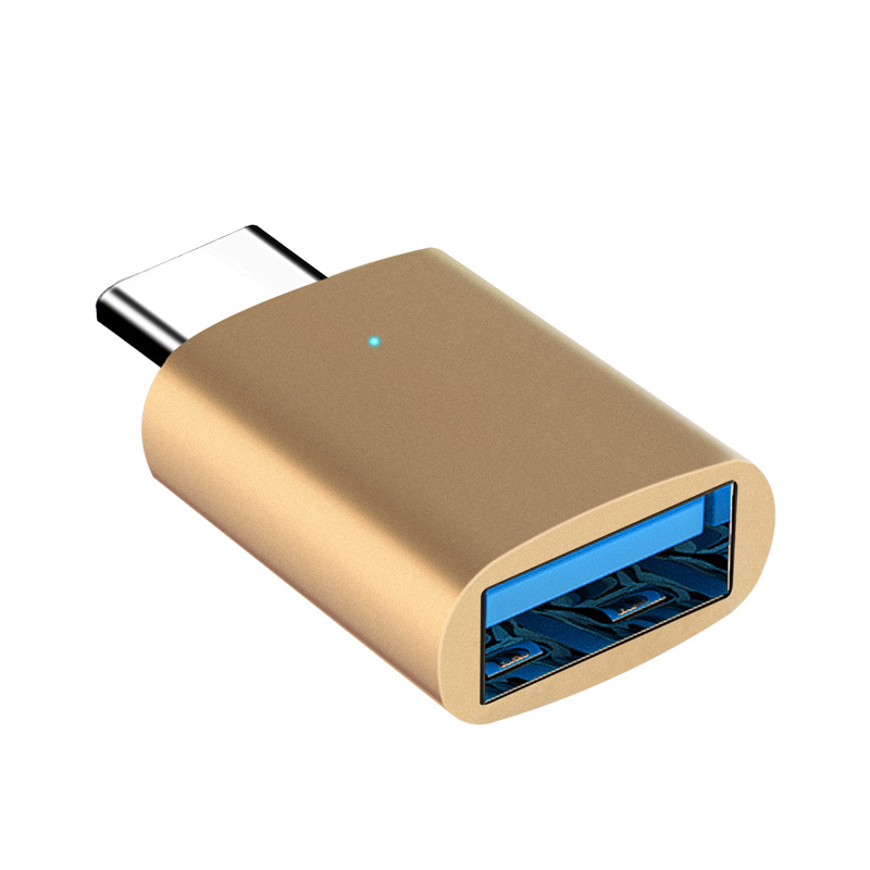 Metal Type-C to USB3.0 Adapter Phone OTG Tablet U Disk Converter Port Notebook Expansion Converter