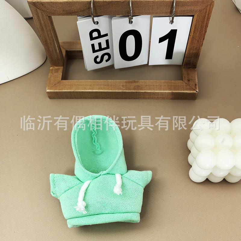 Cute hoodie bear pendant plush toy small doll teddy bear bag charm keychain cloth doll toy