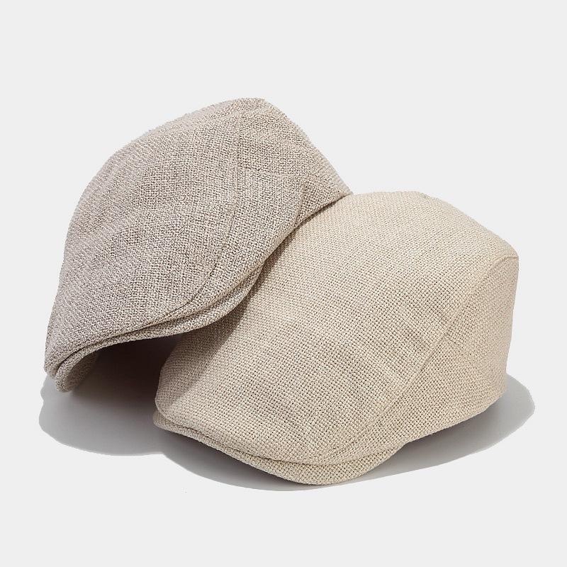 2026 Spring New Plain Beret for Women, Casual Painter Cap, Men's Forward Cap