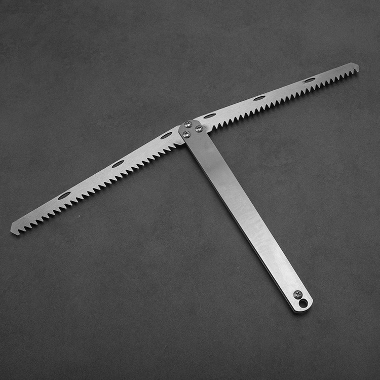 Stainless Steel Serrated Weed Cutter Fishing Tool Weed Cutter Fishing Knife Folding Grass Cutter