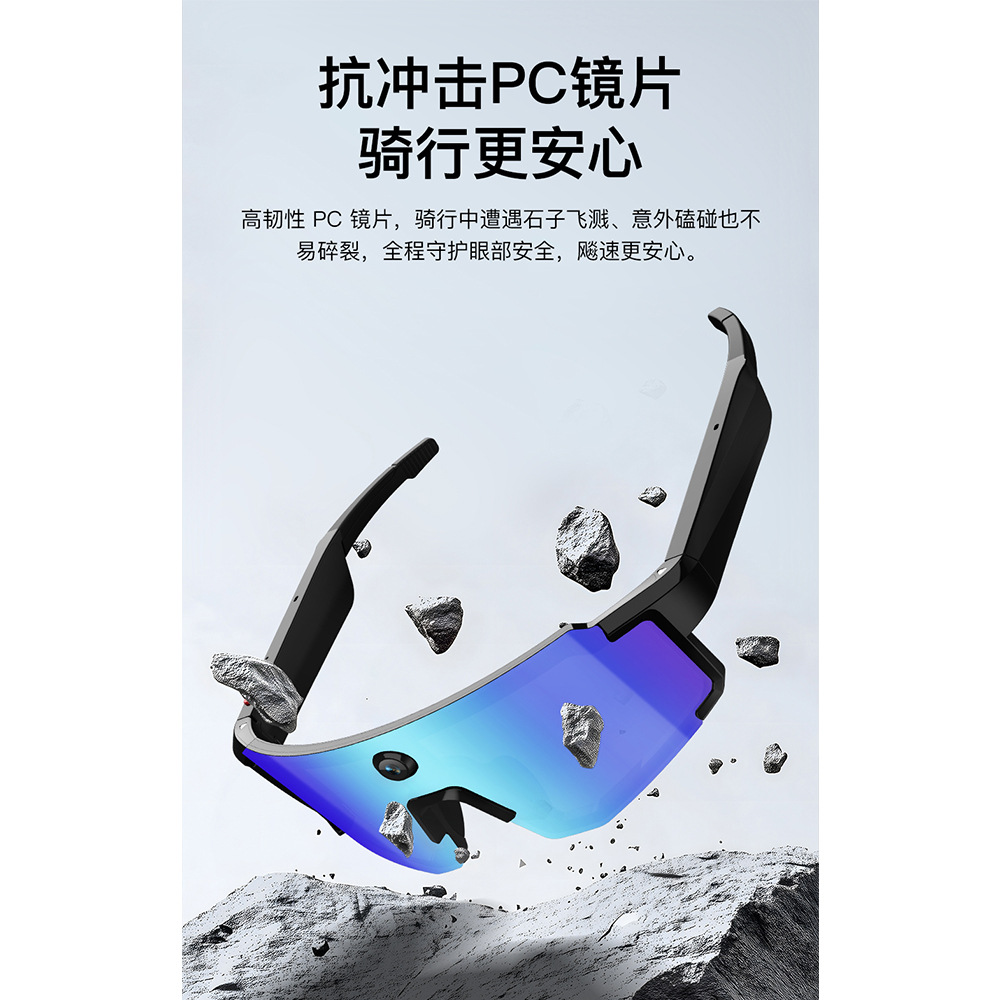 Sports Outdoor Cycling AI Smart Glasses Polarized Sunglasses 800W Camera Photo Video