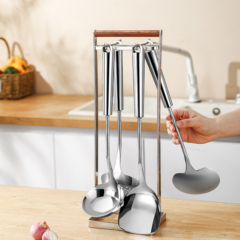 316L stainless steel spatula, soup spoon, household spatula, cooking spoon, cooking spatula, mushroom spatula, slotted spoon series
