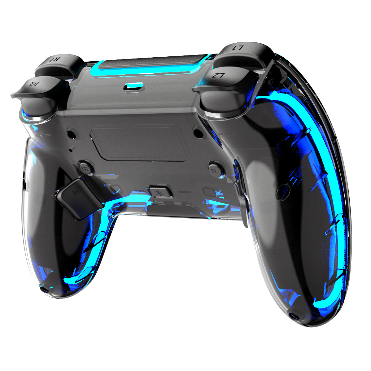 Applicable to PS5 game console Bluetooth wireless handle with RGB light programming back button computer PC Android game handle