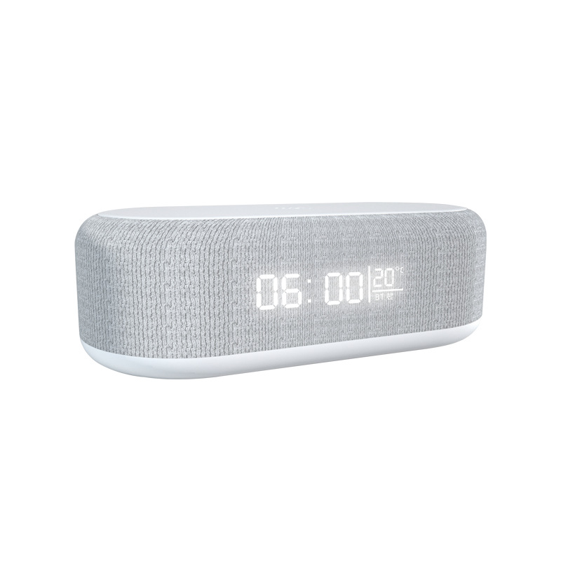 2024 new colorful Bluetooth speaker wireless charger multi-function clock wireless charger gift wireless charger