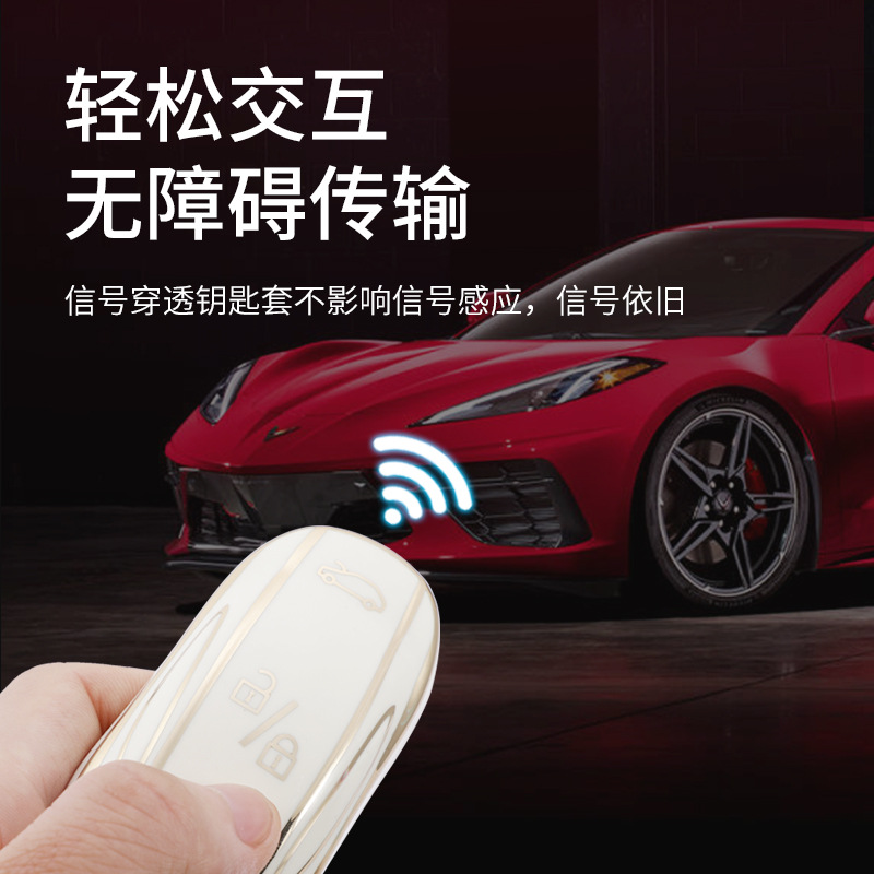 For Tesla Model 3 Key Case Imported Model Y X Smart S Key Protective Bag Buckle