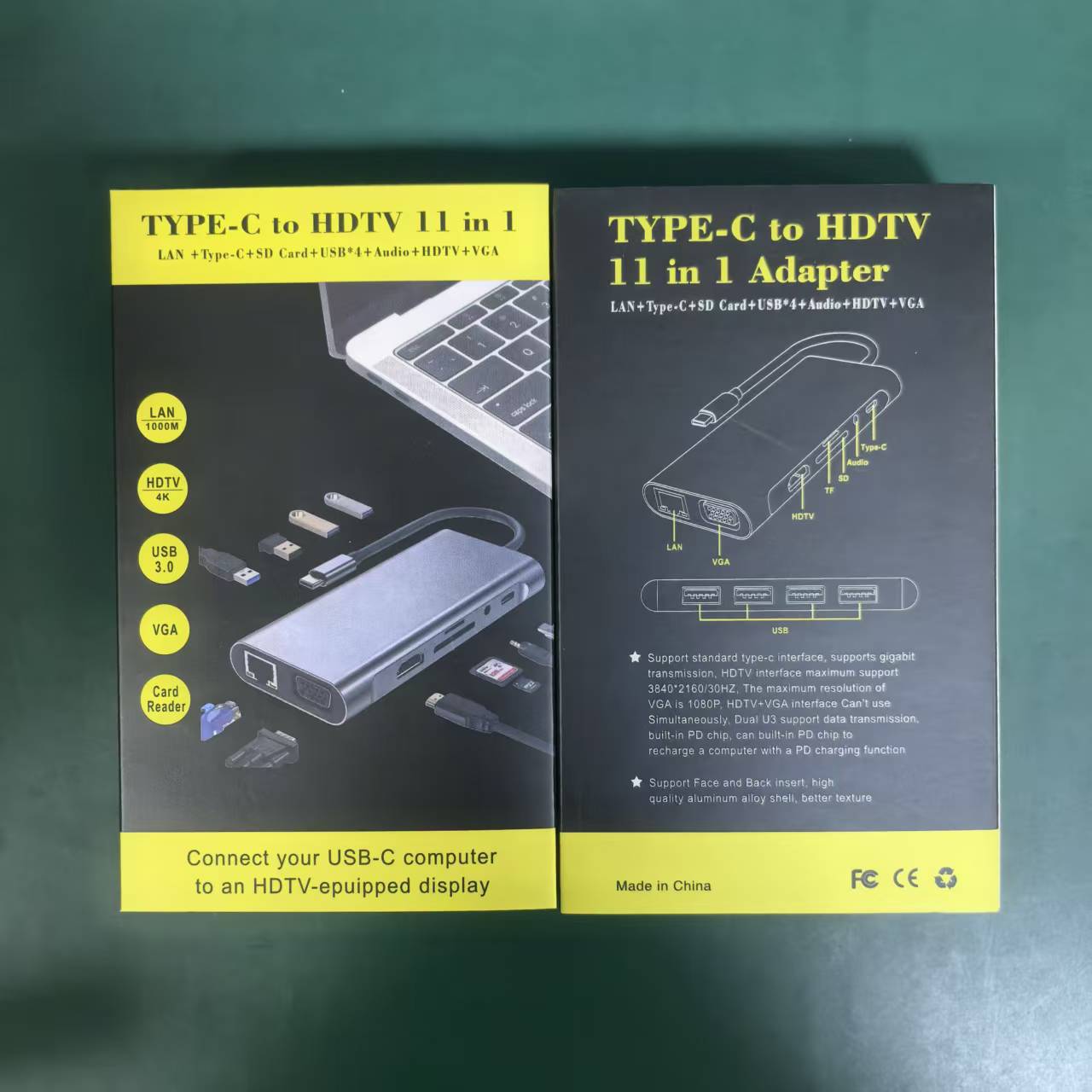11-in-1 Docking Station Multi-function Hub Type-C Converter USB Multi-function Docking Station