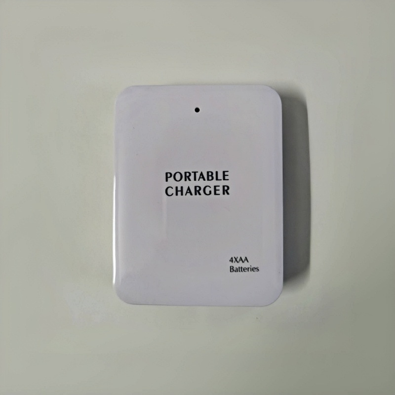 LED mini portable flashlight lamp 4AA dry battery emergency lighting charging lighting two-in-one power bank