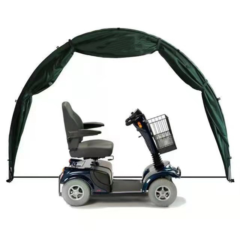 Portable outdoor bicycle motorcycle cover, rainproof dustproof multi-functional storage room cover
