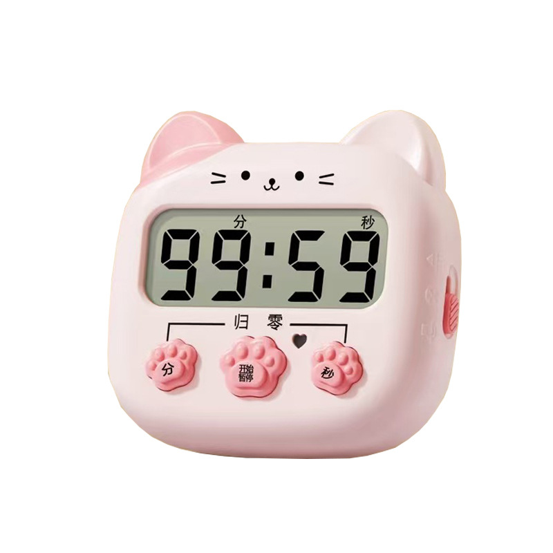 Learning Timer, Countdown Timer Stopwatch Electronic Alarm Clock, Loud Volume Large Screen Digital Kitchen Timer