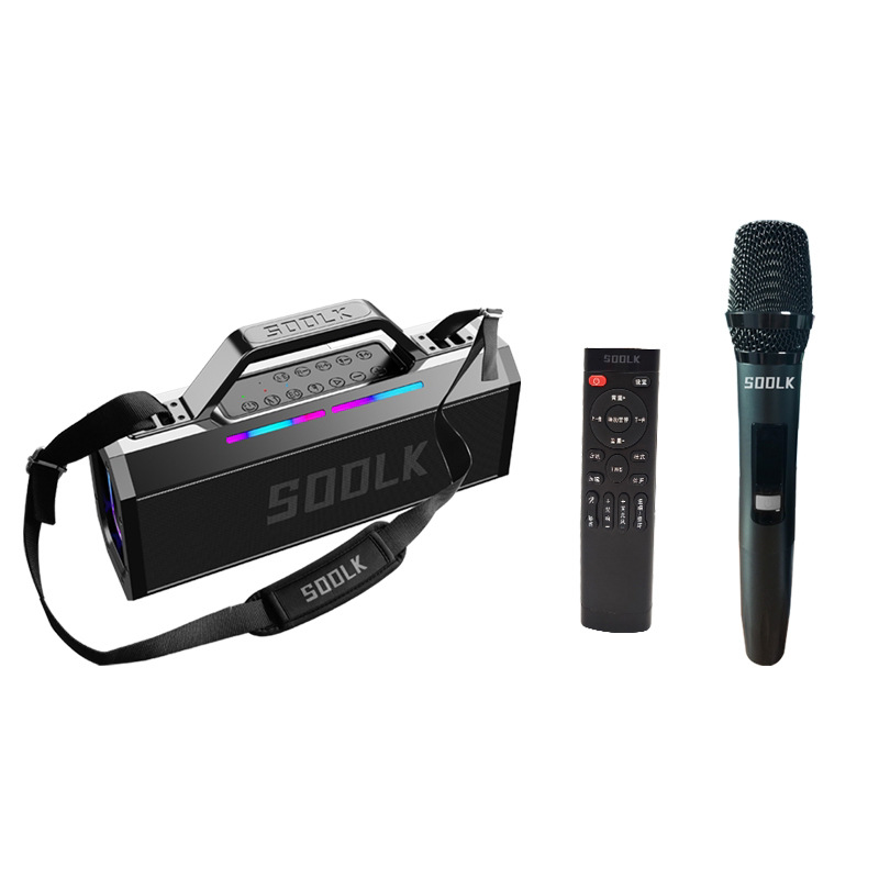 Shenlaike 150W Bluetooth Speaker HiFi German Super Bass Portable Outdoor Mobile K Song HiFi Audio
