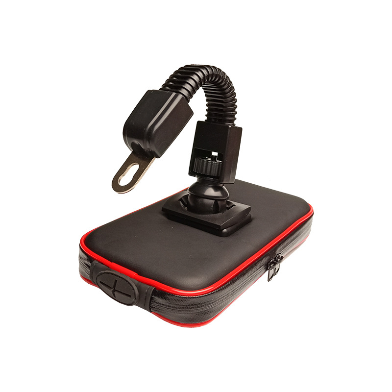 Bicycle phone bag, electric motorcycle scooter rearview mirror navigation mount, waterproof and rainproof phone bag