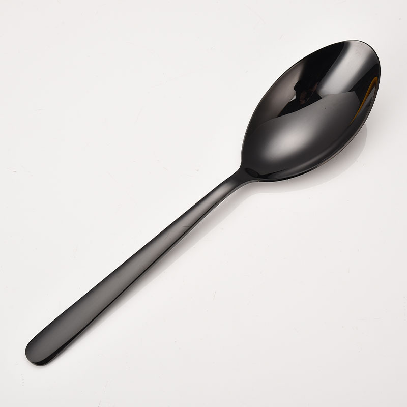 Serving Spoon 304 Stainless Steel Tableware Thickened Spoon Bright Hotel Serving Spoon Serving Spoon