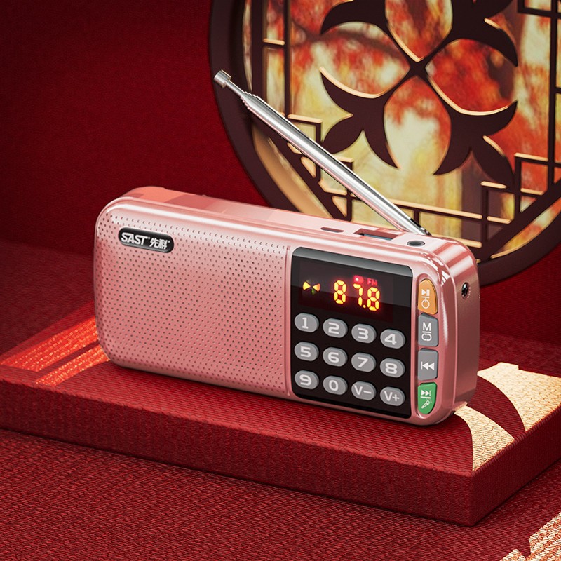 SAST N28 radio old man elderly portable player charging broadcast walkman plug-in card small speaker
