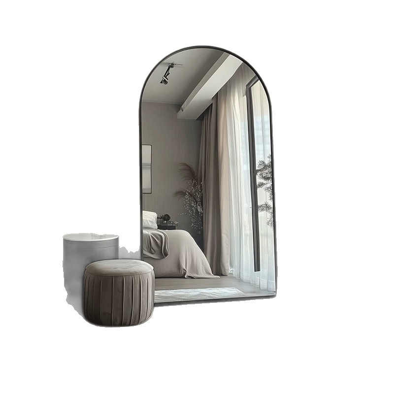 Full-length dressing mirror for bedroom, home, wall-mounted, clothing store fitting, large floor mirror