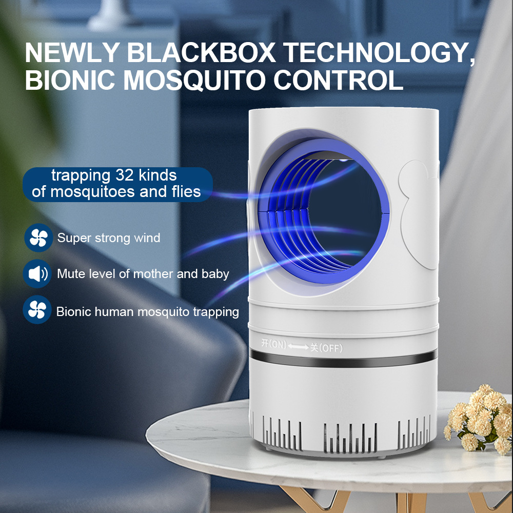 New Small Sky Eye Photocatalyst Mosquito Killer Lamp Strong Suction Intake Electronic Mosquito Killer Lamp Home Outdoor Dual Use