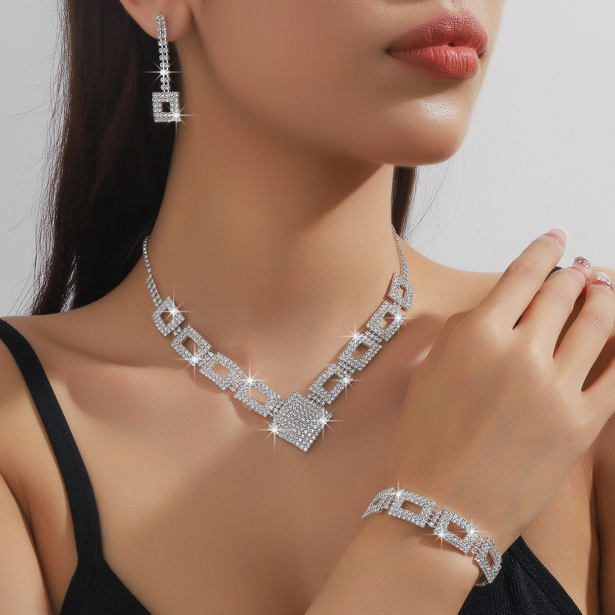 Collection】 Bride Dress Simple Jewelry Set Bride Set