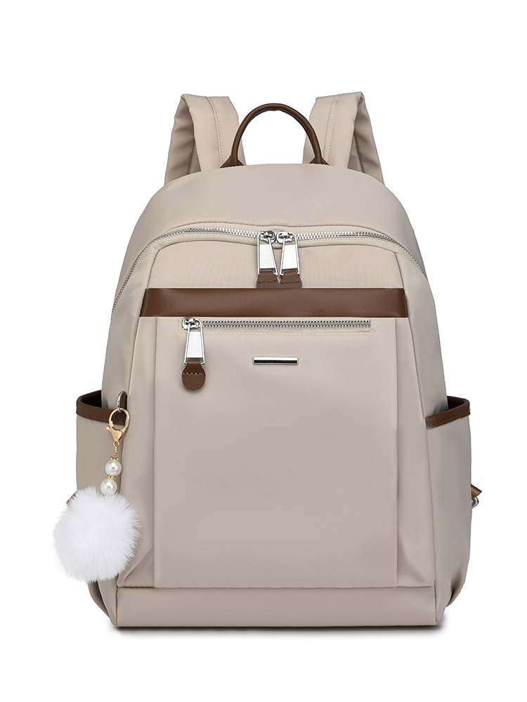 Travel backpack women nylon cloth double-shoulder bag women 2025 new travel lightweight simple large capacity
