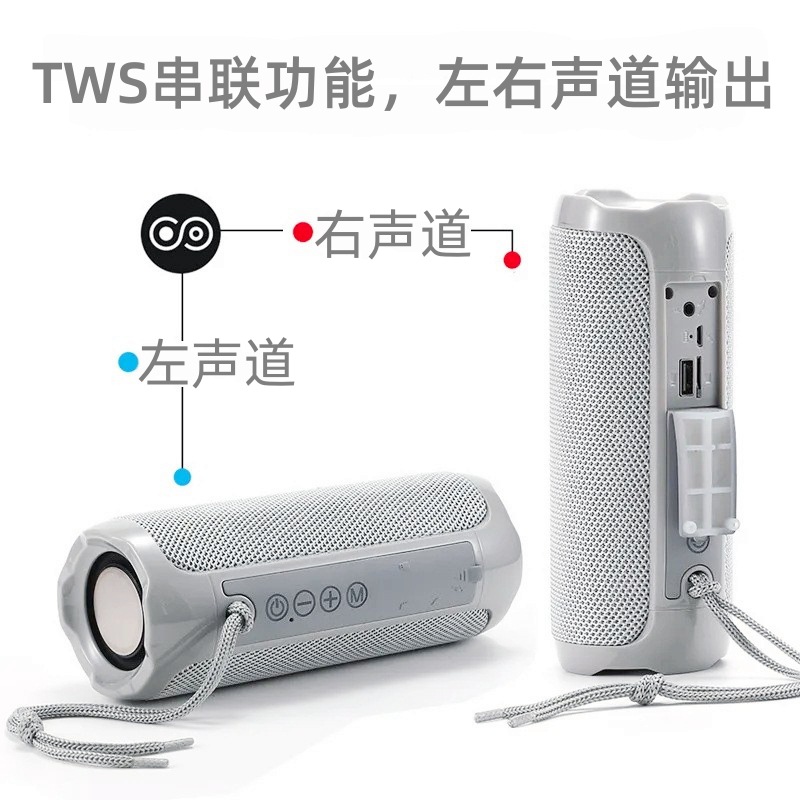 New TG191 Wireless Bluetooth Speaker TWS Portable Bluetooth Speaker Fabric Waterproof U Disk Card Speaker