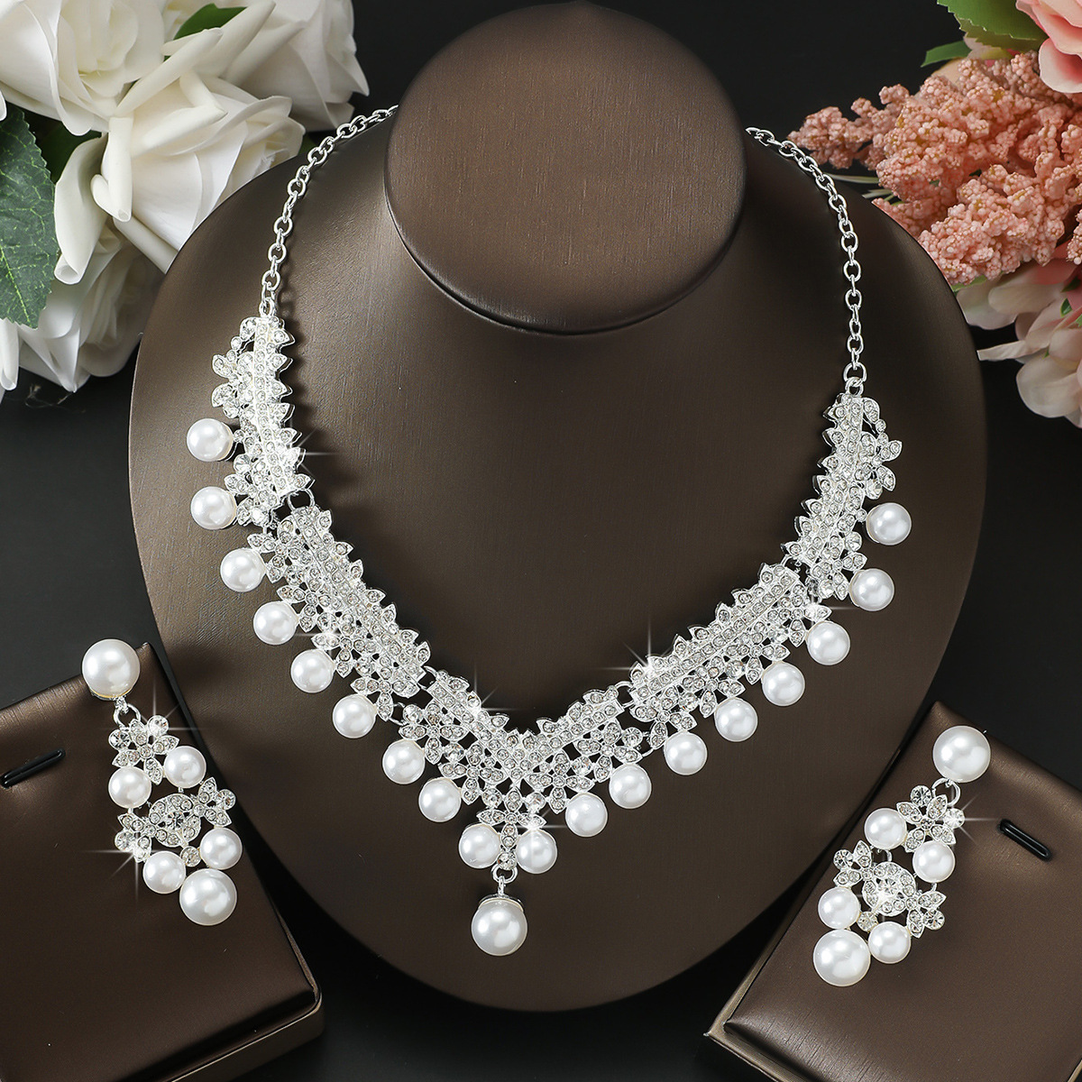 Collection】 Pearl Series Wedding Dress Elegant Accessories