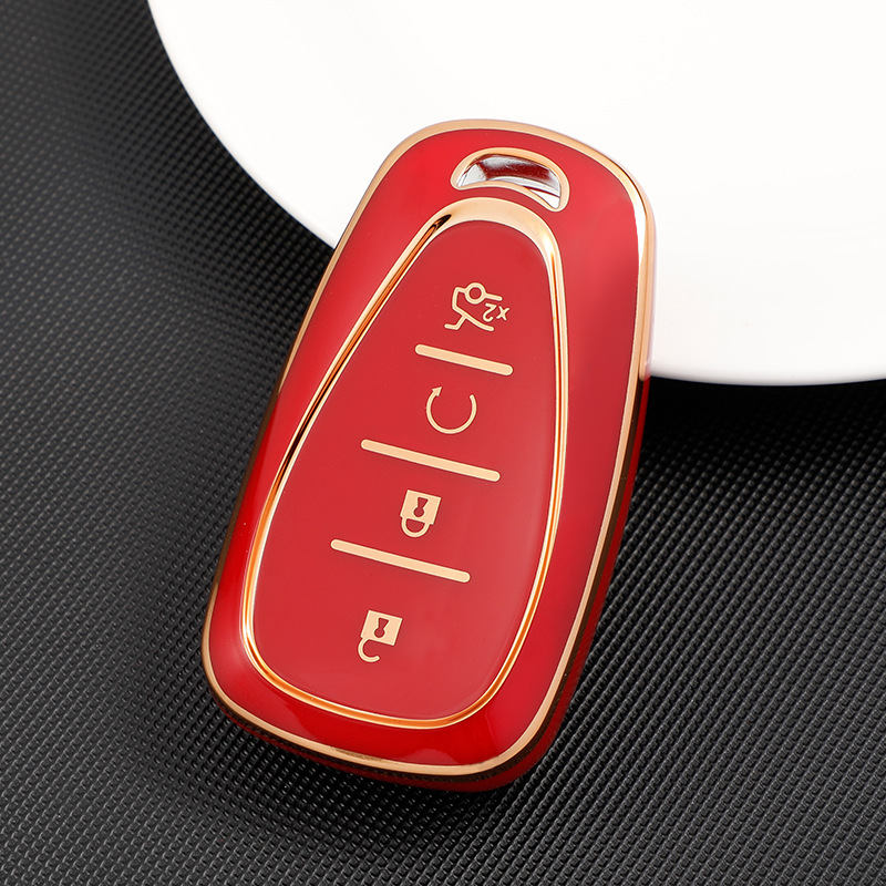 For Chevrolet Explorer Malibu XL Car Key Bag New Cruze Protective Shell Bag Buckle Male Female