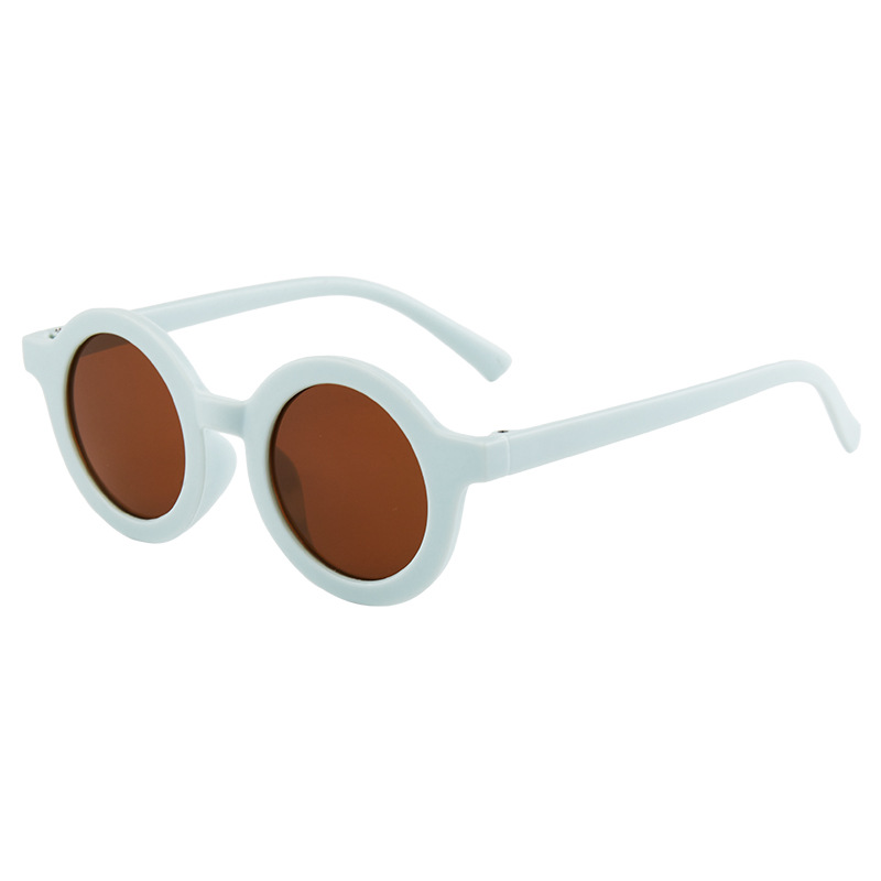 Children's sunglasses, parent-child frosted glasses, new for 1-8 years old, baby decoration fashion show, kids round sunglasses