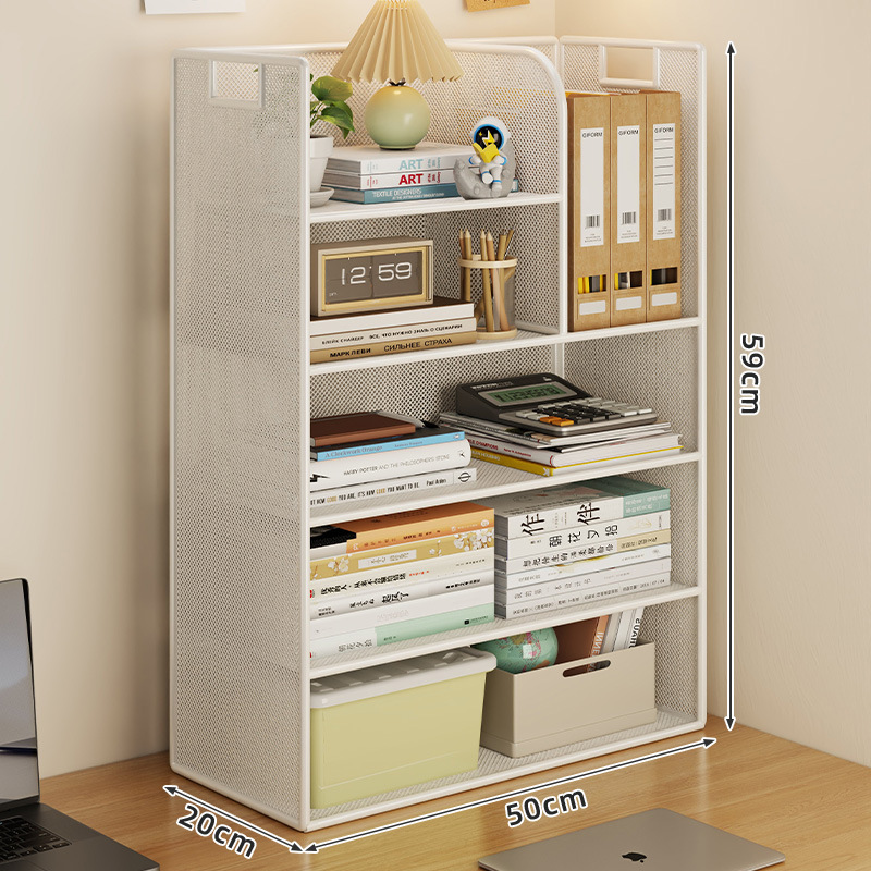 Desktop Storage Rack for Home Study Desk Book Storage Rack, Living Room Snack Rack, Cup Holder, Office Desk Organizer