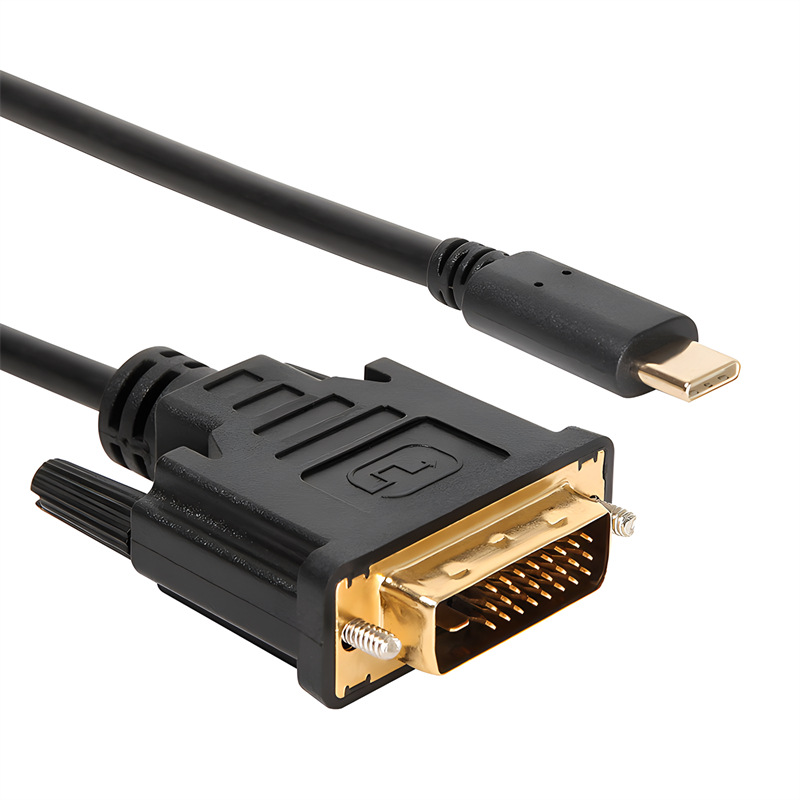 Type-C to DVI high-definition adapter cable type-c to dvi 4K high-definition converter cable 1.8 meters