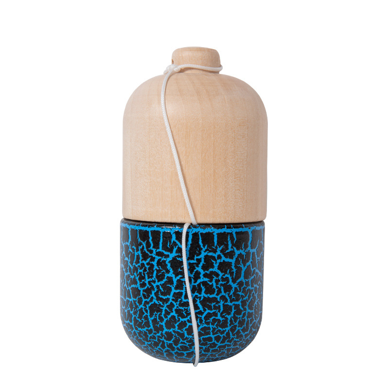 Wooden Superb Feel Skill Cup, Cracked Pill Top Cup, Sword Cup, Skill Ball and Sword Ball Interactive Toy