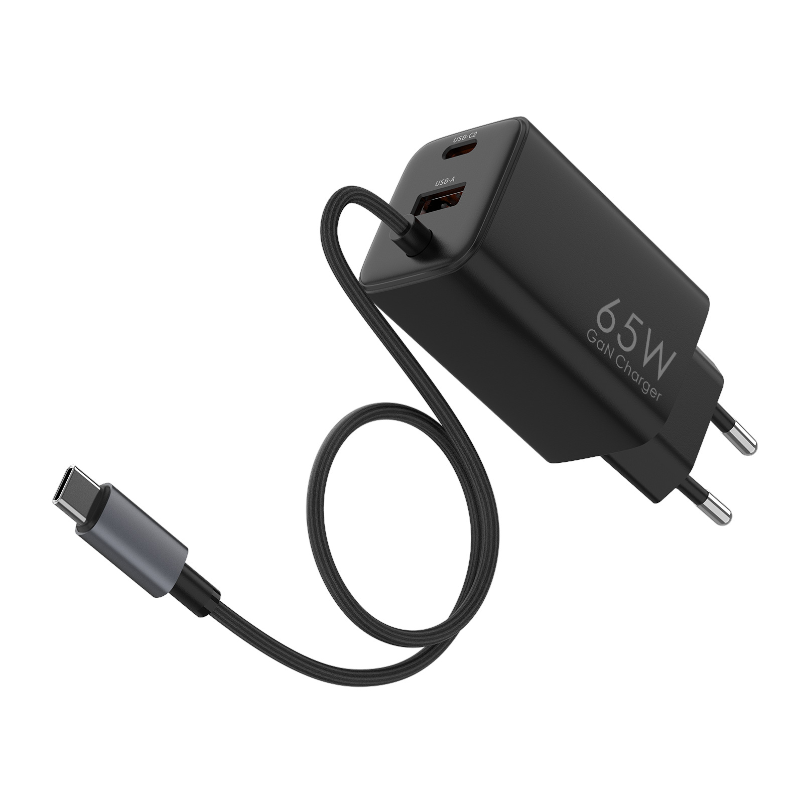 Charger with Cable PD67W GaN Charger for Apple Huawei Phone High Power Charging Head