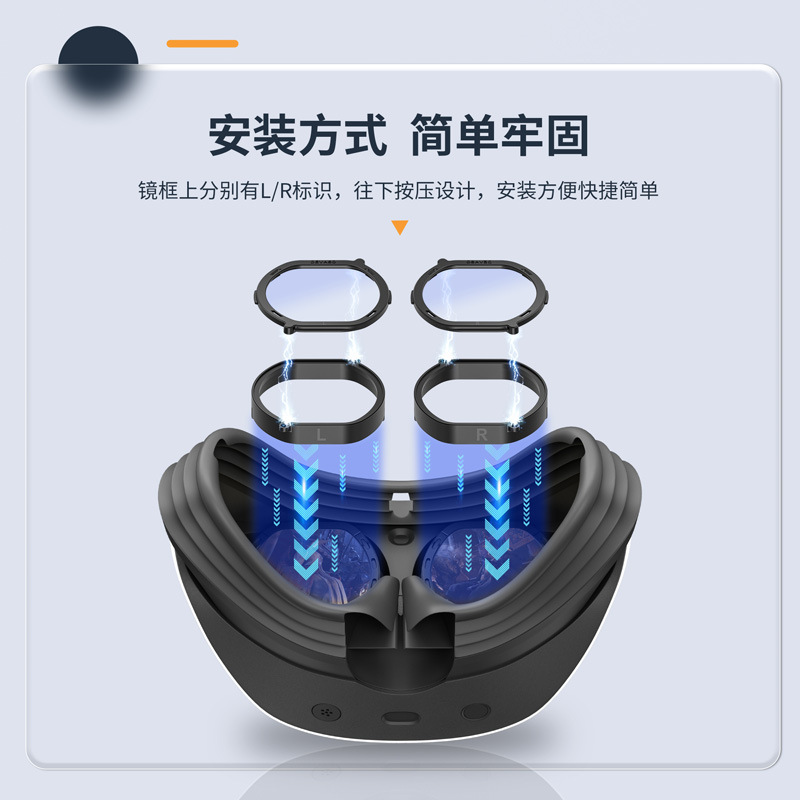 VR2 Anti-scratch Lens PS VR2 Glasses Lens Protection Anti-scratch Dust Blue Light Lens