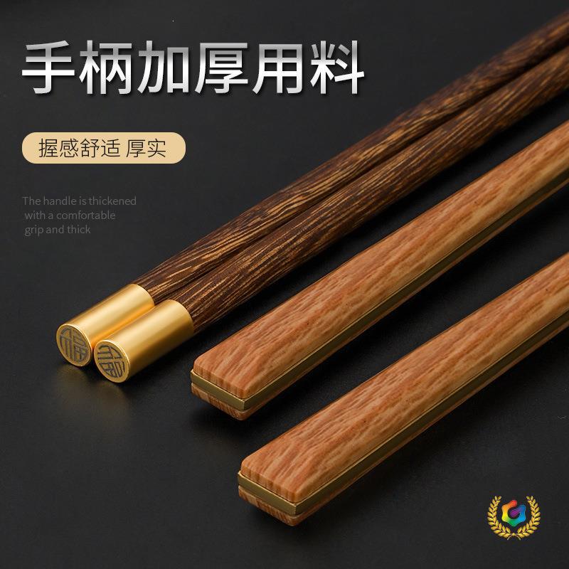 Chopsticks and spoon set, one-person convenient tableware, student storage box, fork, single wooden chopsticks, three-piece set