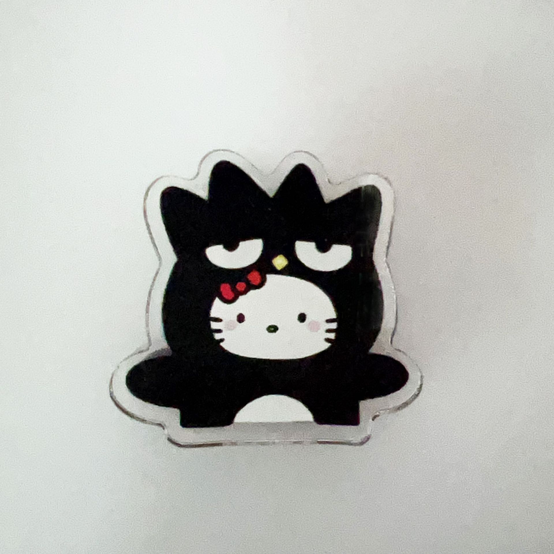 KT Collaboration Cartoon Note Clip Sanrio Cartoon Double-sided Acrylic PP Clip Exam Paper Document Clip