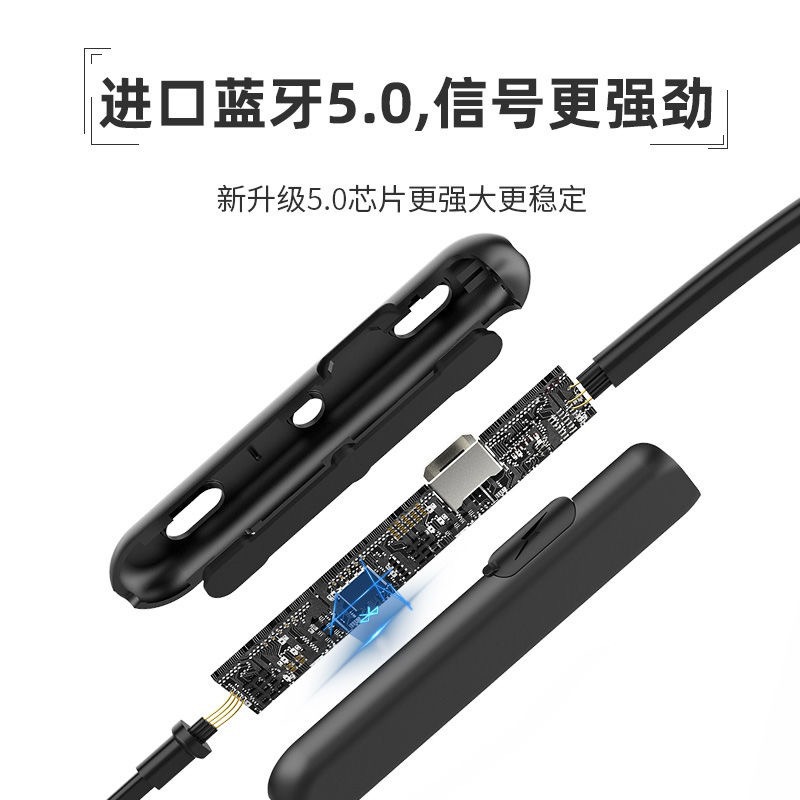Soai X8 Wireless Bluetooth Earphones Running In-ear Waterproof Sports Neckband Neck Hanging In-ear Listening
