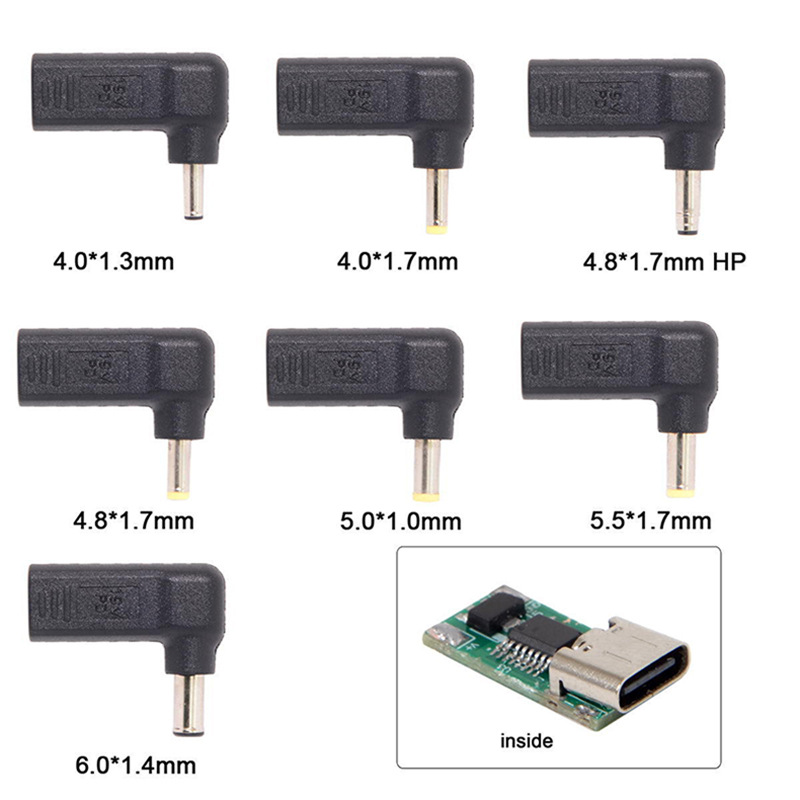 PD7.9/7.4/4.0/4.8/3.0/5.5/6.0mm DC to Type-C power adapter plug charger